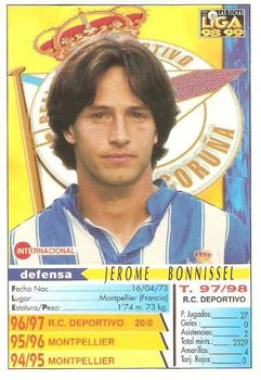 1998-99 Mundicromo Las Fichas de la Liga #208 Bonnissel Back