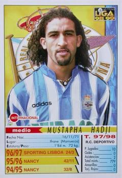 1998-99 Mundicromo Las Fichas de la Liga #211 Hadji Back