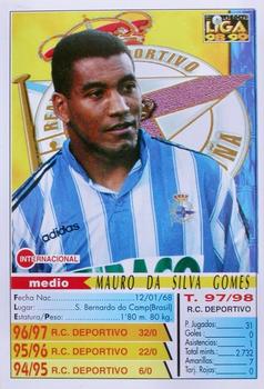 1998-99 Mundicromo Las Fichas de la Liga #212 Mauro Silva Back