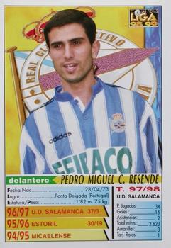 1998-99 Mundicromo Las Fichas de la Liga #213 Pauleta Back
