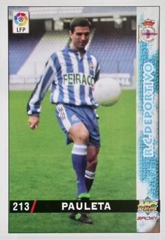1998-99 Mundicromo Las Fichas de la Liga #213 Pauleta Front