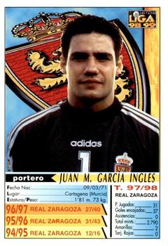 1998-99 Mundicromo Las Fichas de la Liga #219 Juanmi Back