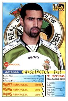 1998-99 Mundicromo Las Fichas de la Liga #247 Tais Back