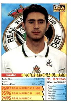 1998-99 Mundicromo Las Fichas de la Liga #248 Victor Sánchez Back