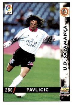 1998-99 Mundicromo Las Fichas de la Liga #260 Pavlicic Front
