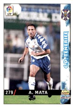1998-99 Mundicromo Las Fichas de la Liga #279 Antonio Mata Front