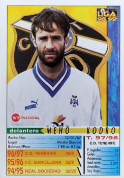 1998-99 Mundicromo Las Fichas de la Liga #286 Kodro Back