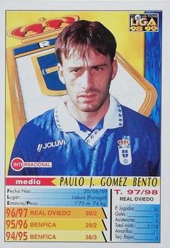 1998-99 Mundicromo Las Fichas de la Liga #301 Paulo Bento Back