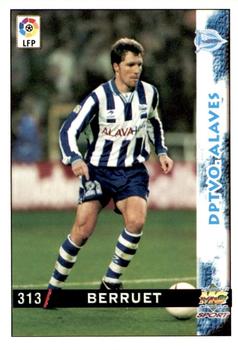 1998-99 Mundicromo Las Fichas de la Liga #313 Berruet Front
