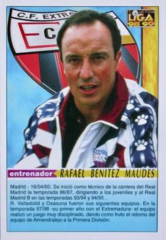 1998-99 Mundicromo Las Fichas de la Liga #326 Rafa Benitez Back