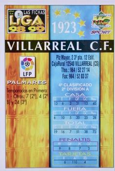 1998-99 Mundicromo Las Fichas de la Liga #343 Villarreal Back