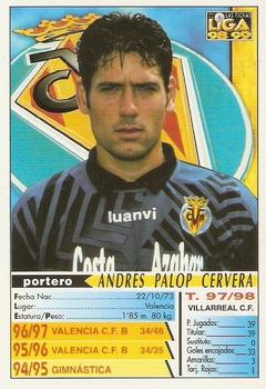 1998-99 Mundicromo Las Fichas de la Liga #345 Palop Back