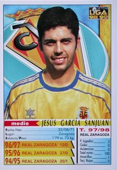 1998-99 Mundicromo Las Fichas de la Liga #356 Garcia Sanjuan Back