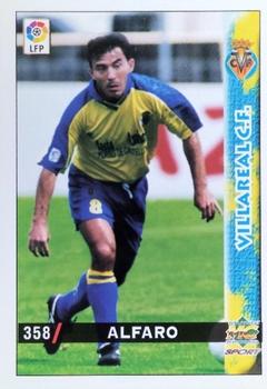 1998-99 Mundicromo Las Fichas de la Liga #358 Alfaro Front