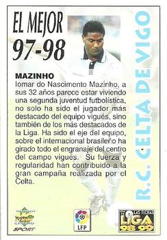 1998-99 Mundicromo Las Fichas de la Liga #377 Mazinho Back