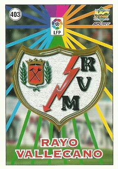 1998-99 Mundicromo Las Fichas de la Liga #403 Rayo Vallecano Front