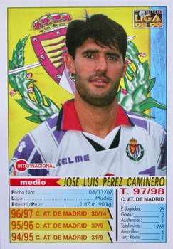 1998-99 Mundicromo Las Fichas de la Liga #429 Caminero Back