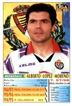 1998-99 Mundicromo Las Fichas de la Liga #432 Alberto Back