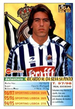 1998-99 Mundicromo Las Fichas de la Liga #444 Sa Pinto Back