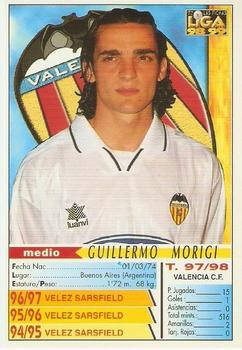 1998-99 Mundicromo Las Fichas de la Liga #448 Morigi Back