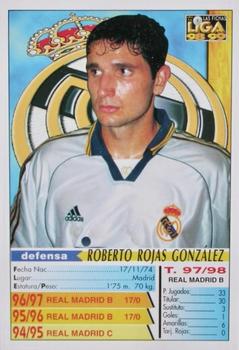 1998-99 Mundicromo Las Fichas de la Liga #449 Rojas Back