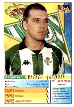 1998-99 Mundicromo Las Fichas de la Liga #475 Rafael Jaques Back