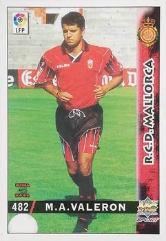 1998-99 Mundicromo Las Fichas de la Liga #482 Miguel Angel Valerón Front
