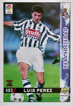 1998-99 Mundicromo Las Fichas de la Liga #483 Luis Pérez Front