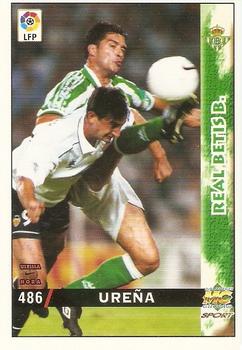 1998-99 Mundicromo Las Fichas de la Liga #486 Ureña Front