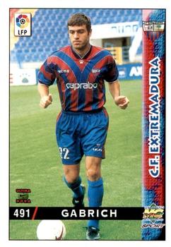 1998-99 Mundicromo Las Fichas de la Liga #491 Gabrich Front