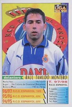 1998-99 Mundicromo Las Fichas de la Liga #514 Tamudo Back