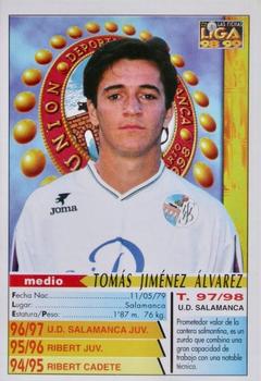 1998-99 Mundicromo Las Fichas de la Liga #515 Tomas Back