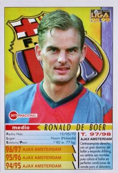 1998-99 Mundicromo Las Fichas de la Liga #529 Ronald de Boer Back