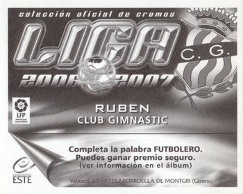 2006-07 Panini Liga Este Stickers #NNO Ruben Back