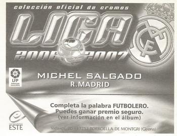 2006-07 Panini Liga Este Stickers #NNO Michel Salgado Back
