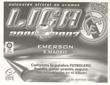 2006-07 Panini Liga Este Stickers #NNO Emerson Back