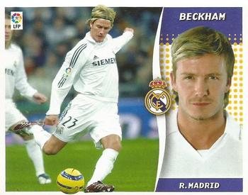 2006-07 Panini Liga Este Stickers #NNO Beckham Front