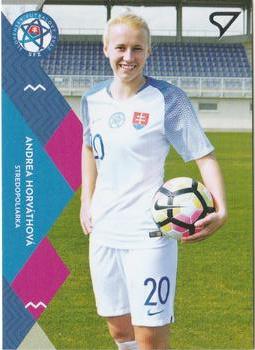 2019-20 SportZoo Futbalové Slovensko - Ženská Reprezentácia #Z08 Andrea Horvathova Front
