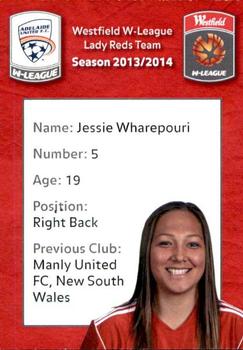 2013 Adelaide United (W-League) #5 Jessie Wharepouri Back