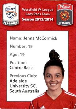 2013 Adelaide United (W-League) #15 Jenna McCormick Back
