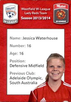 2013 Adelaide United (W-League) #16 Jessica Waterhouse Back