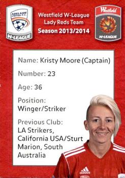 2013 Adelaide United (W-League) #23 Kristy Moore Back