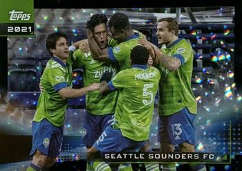 2021 Topps MLS - Icy Black Foil #158 Seattle Sounders FC Front