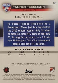 2021 Topps MLS - Autographs #68 Tanner Tessman Back