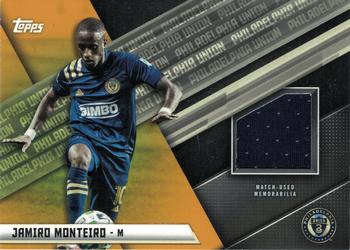 2021 Topps MLS - Jumbo Relics Gold #JR-JMO Jamiro Monteiro Front