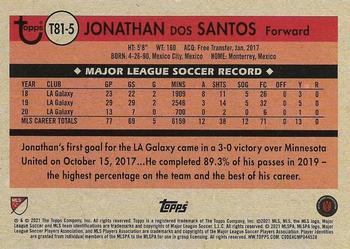 2021 Topps MLS - 1981 Throwback #T81-5 Jonathan dos Santos Back