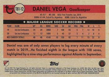 2021 Topps MLS - 1981 Throwback #T81-12 Daniel Vega Back