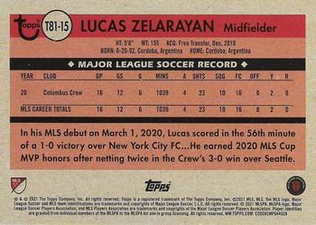 2021 Topps MLS - 1981 Throwback #T81-15 Lucas Zelarayan Back