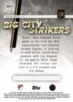 2021 Topps MLS - Big City Strikers #BCS-7 Diego Rossi Back