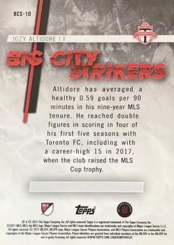 2021 Topps MLS - Big City Strikers #BCS-10 Jozy Altidore Back